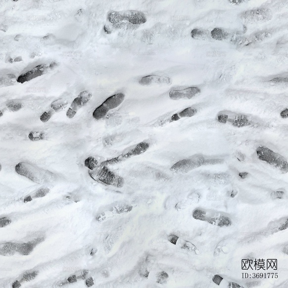 无缝雪地脚印泥土地面下载