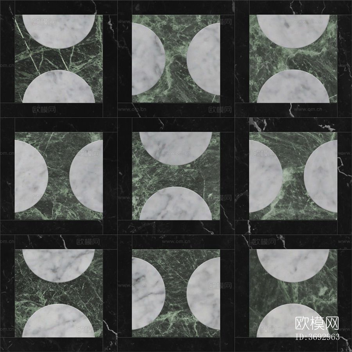 无缝现代石材拼花贴图下载