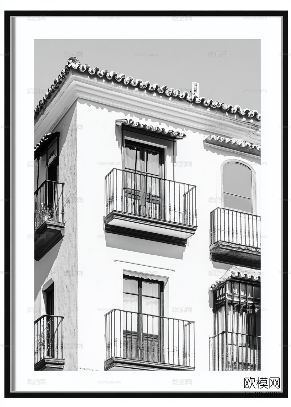 建筑装饰画下载