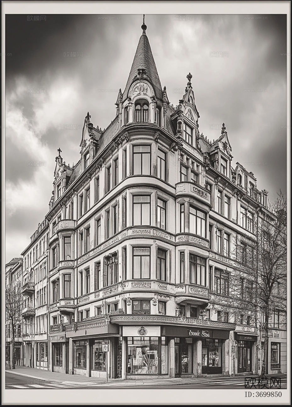 建筑装饰画下载