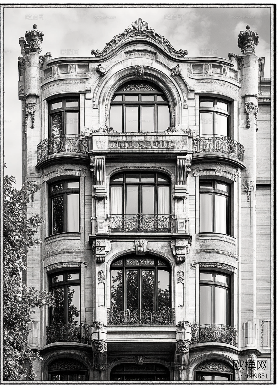 建筑装饰画下载