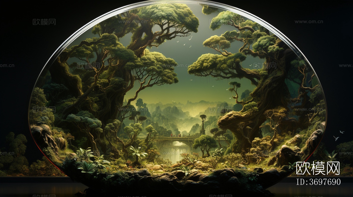 热带植物造景