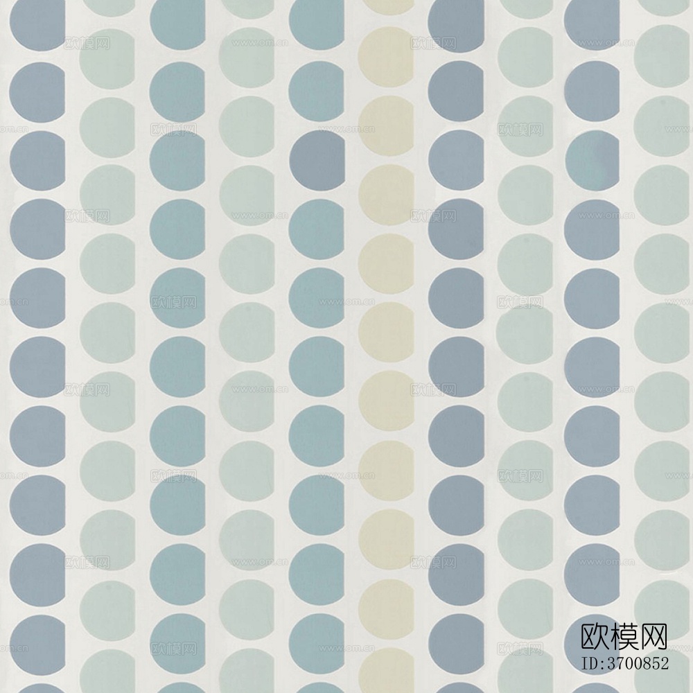 无缝现代儿童房蓝色圆点印花纹理图案壁纸壁布墙布下载