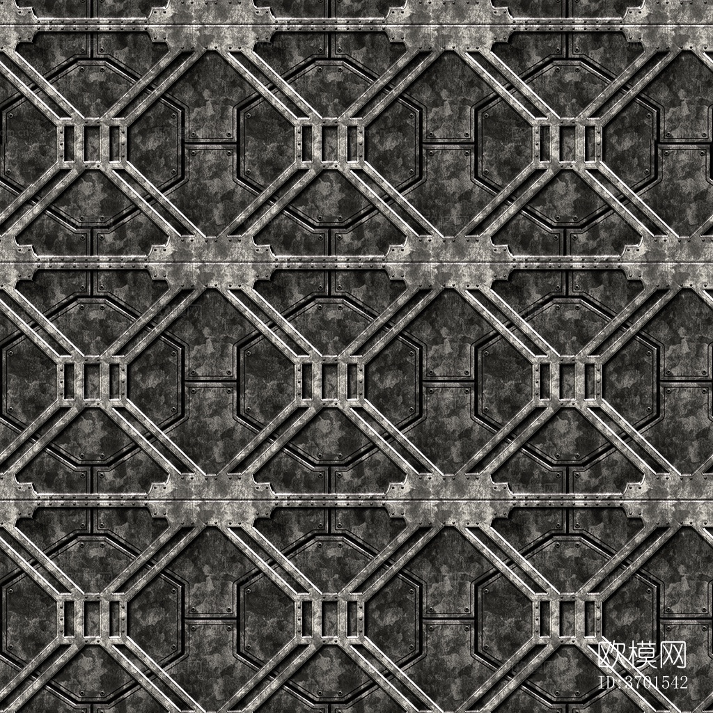 无缝铁艺金属板钢板浮雕质感下载