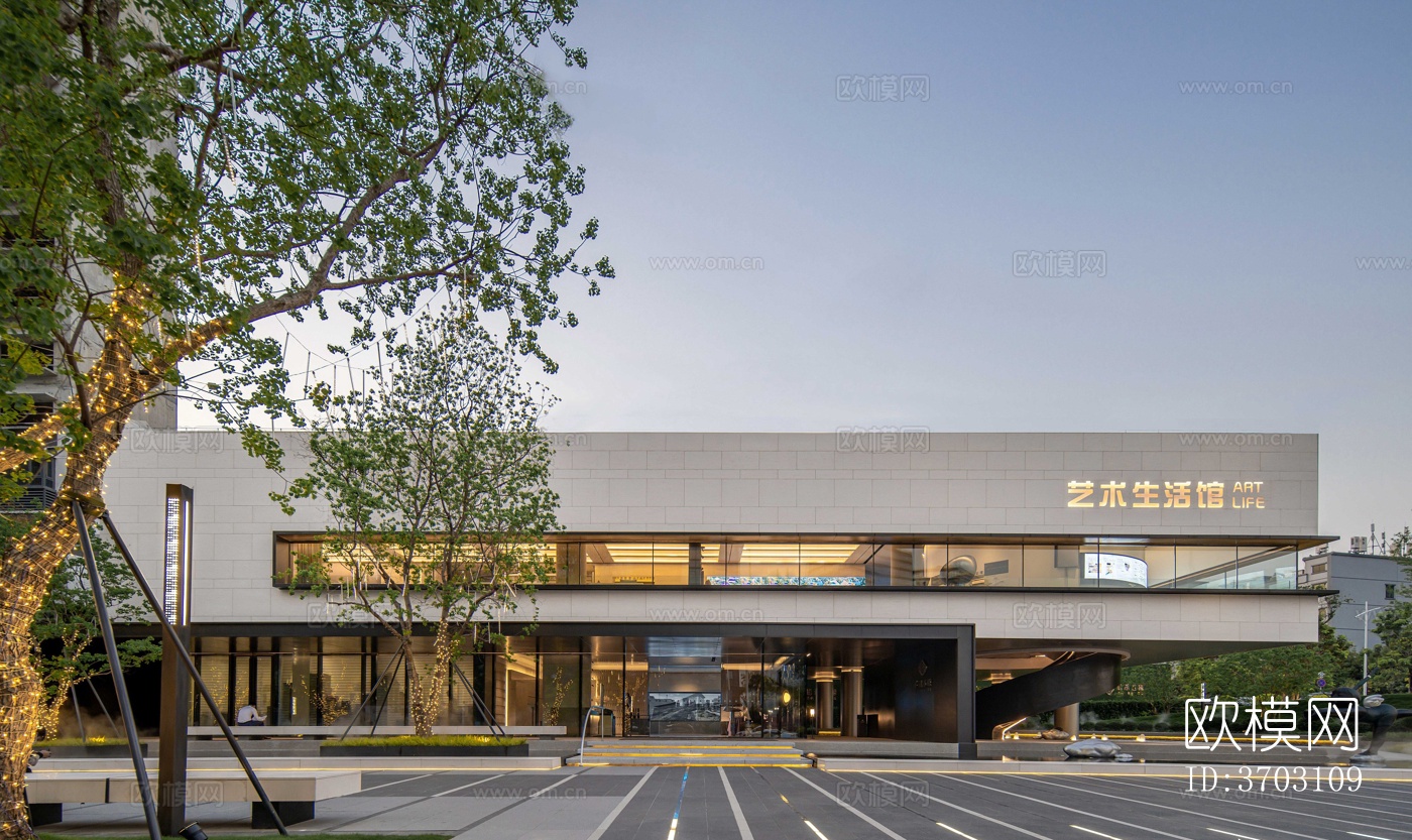 街道建筑外景贴图下载