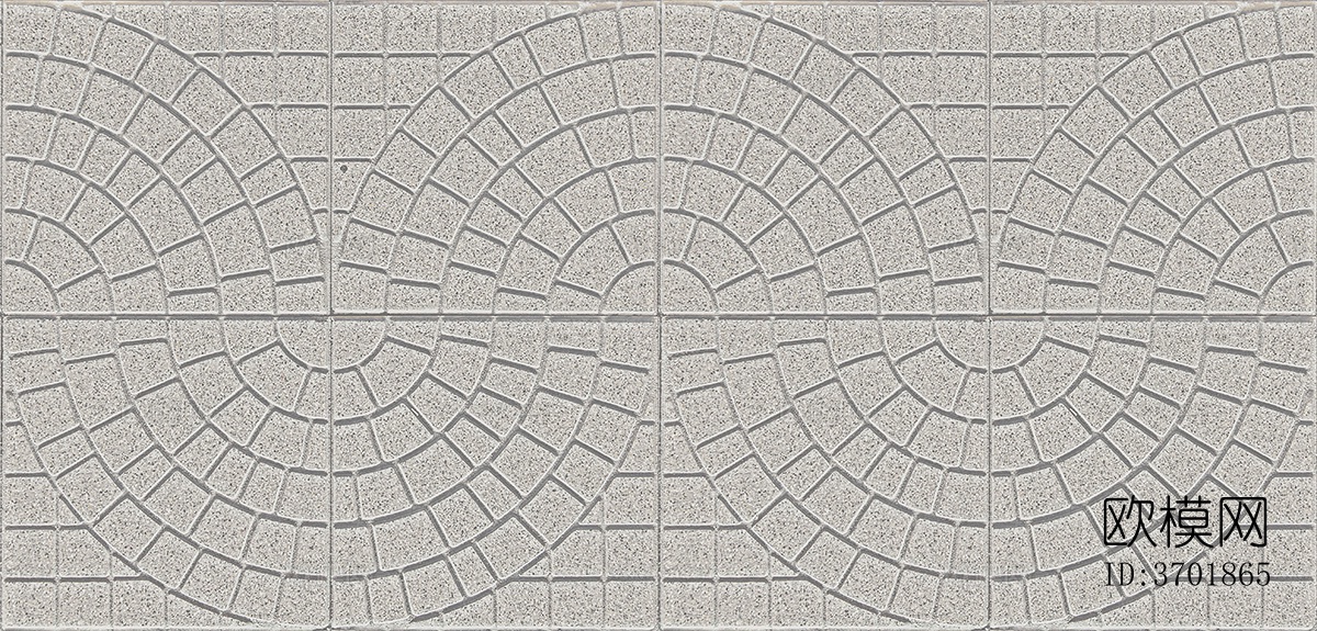 无缝水泥拼花地砖人行道路地面广场铺贴下载