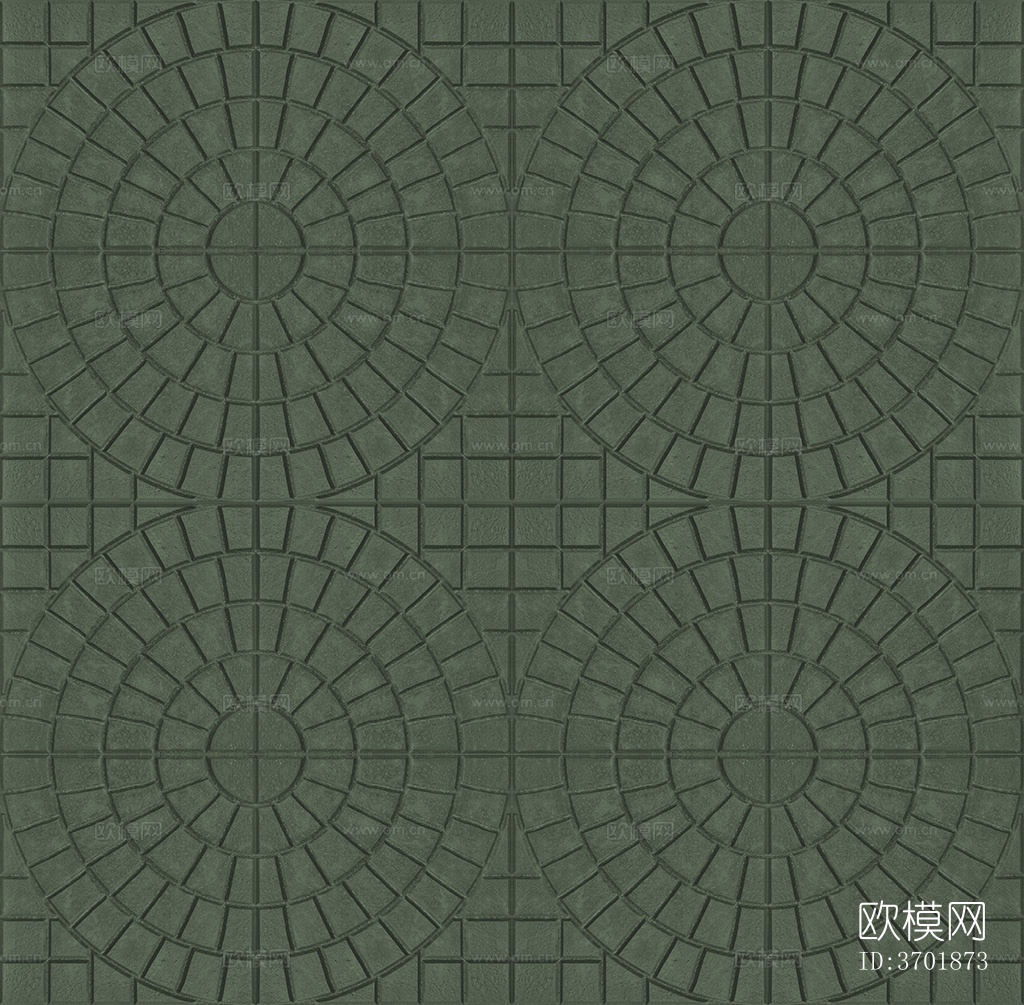 无缝水泥拼花地砖人行道路地面广场铺贴下载