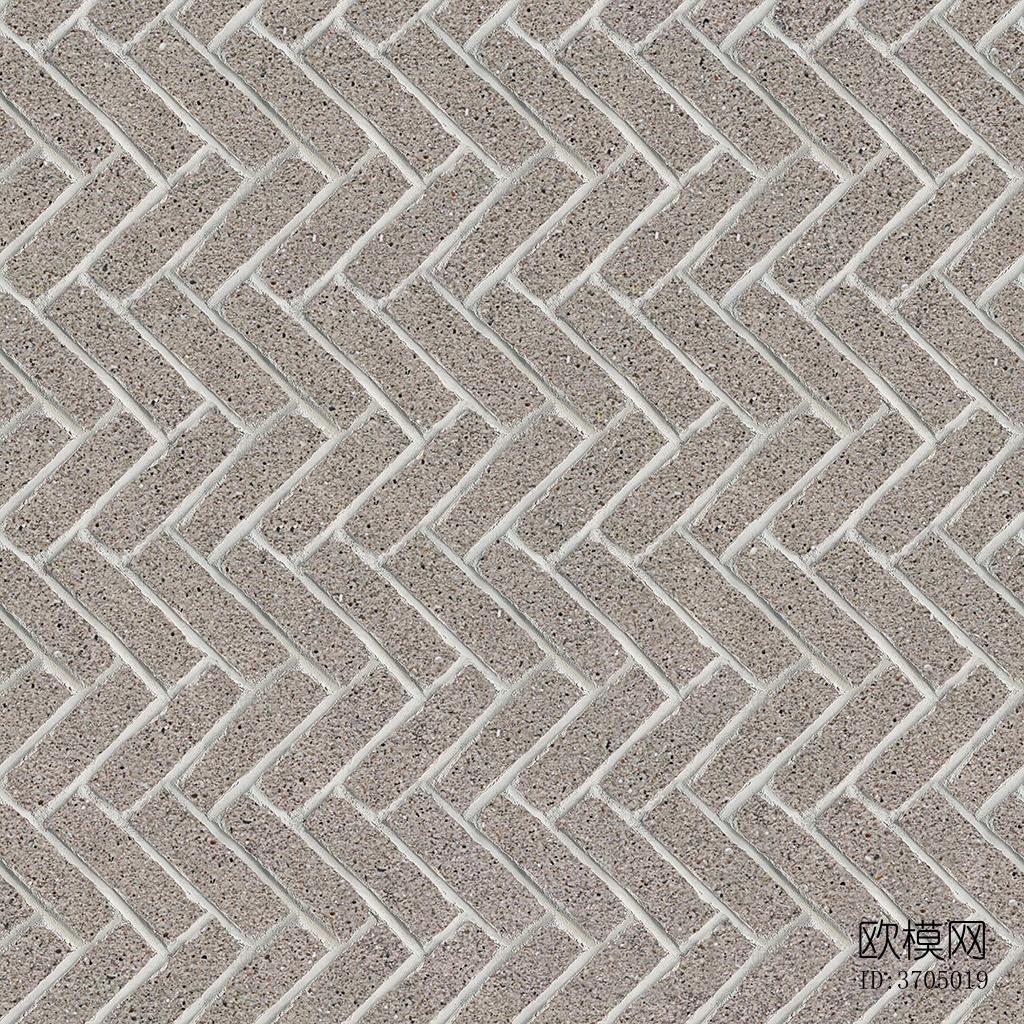 无缝人字纹拼花水泥地砖人行道路地面广场铺贴下载