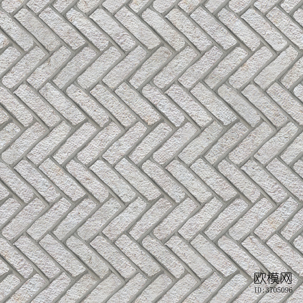 无缝人字纹拼花地砖人行道路地面广场铺贴下载