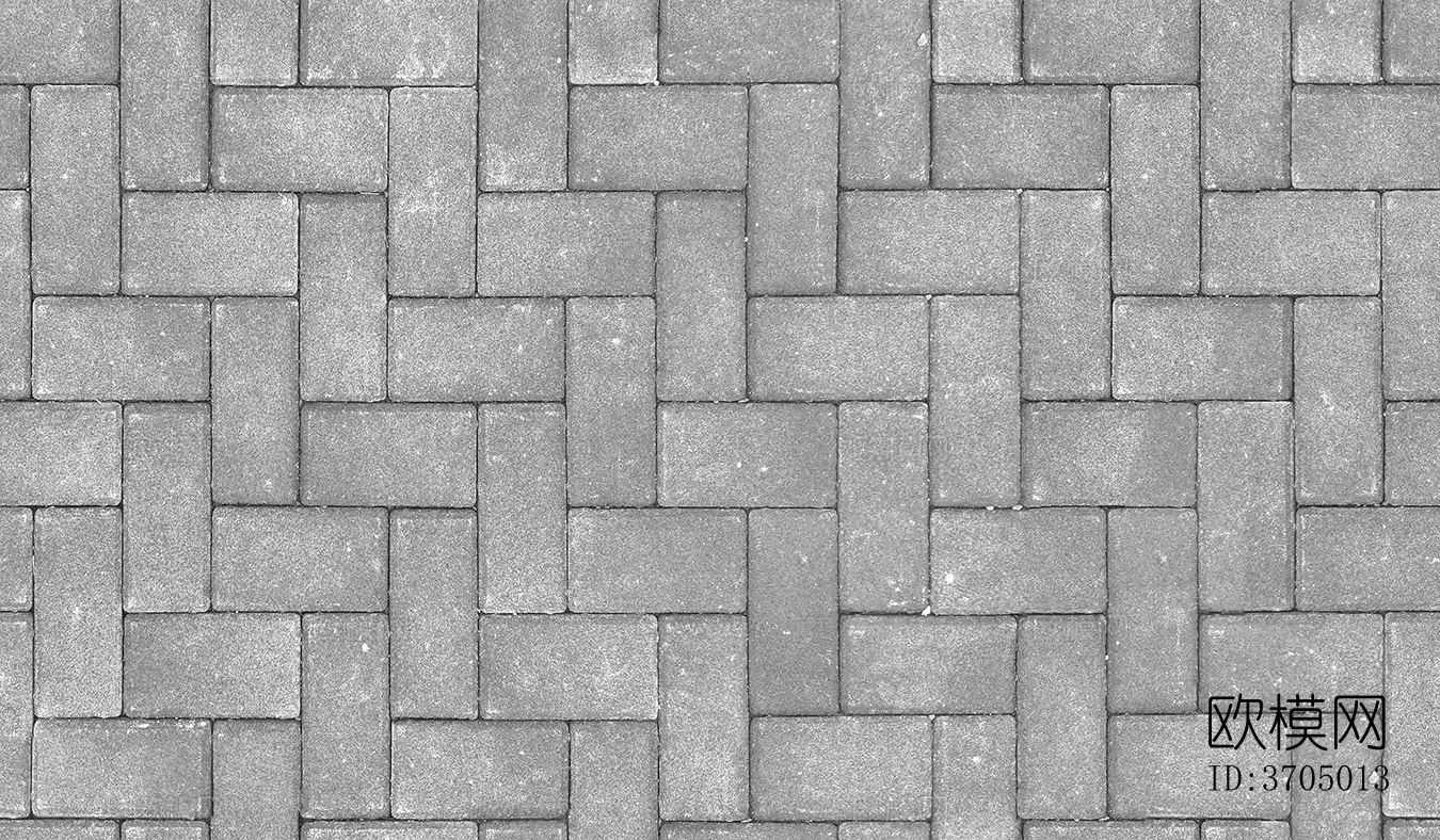 无缝人字纹拼花水泥地砖人行道路地面广场铺贴下载