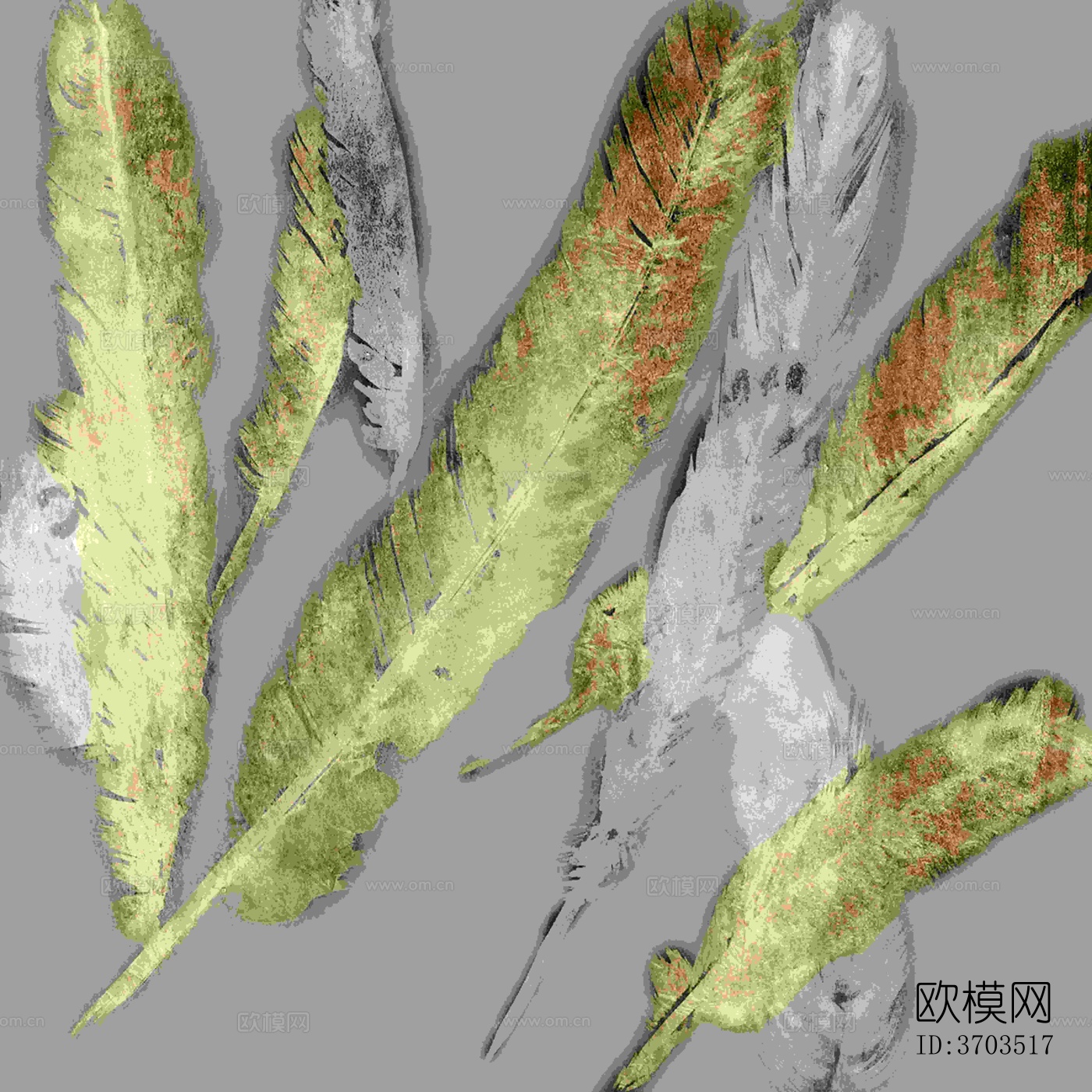 现代轻奢金箔装饰画下载