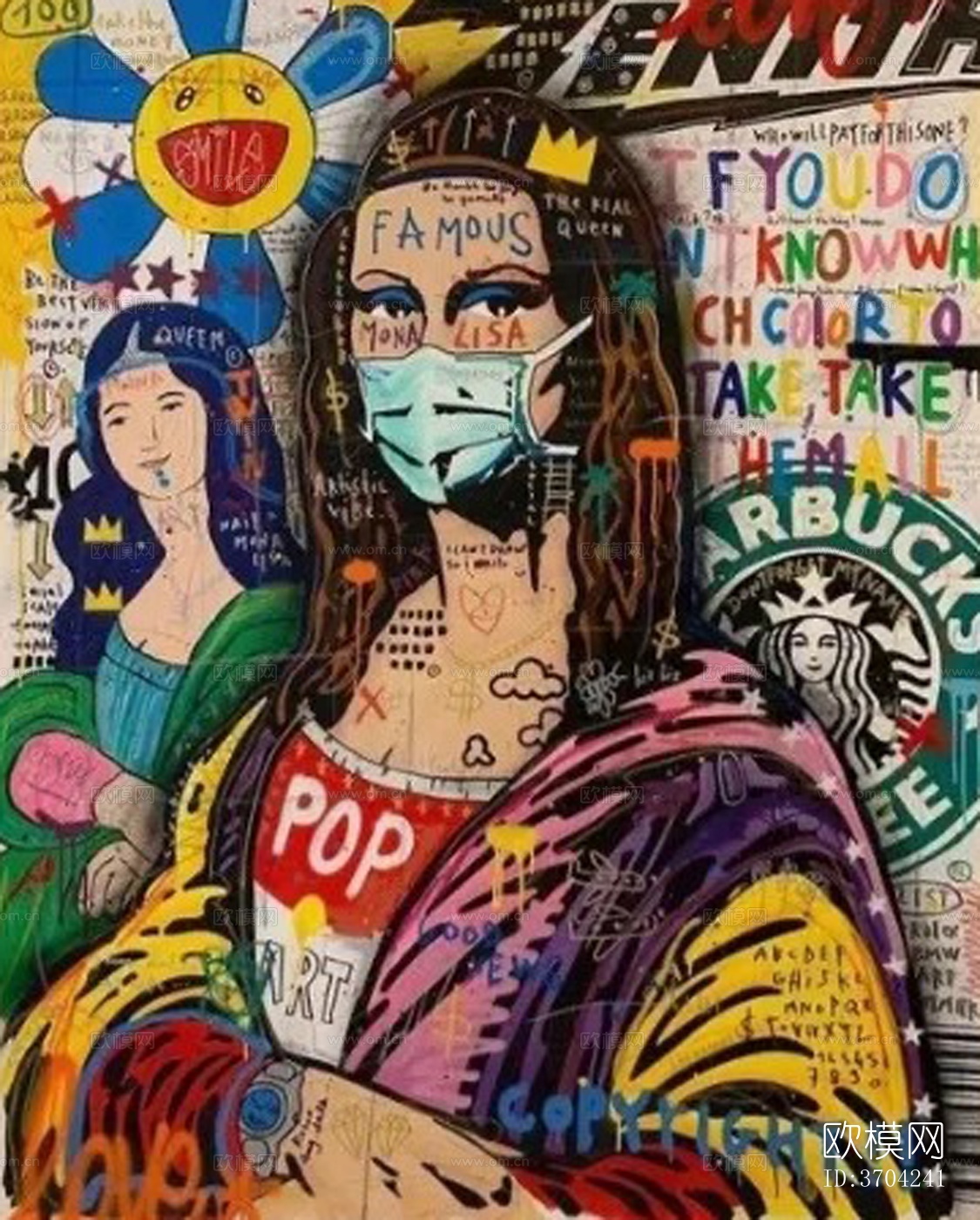 人物装饰画下载