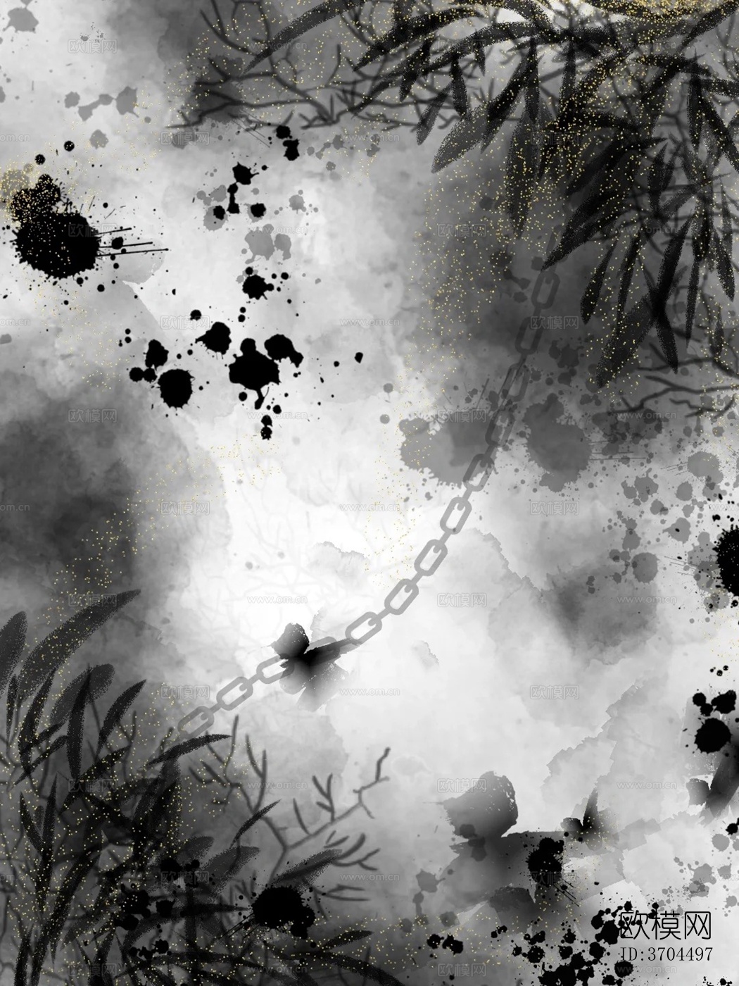 水墨装饰画下载