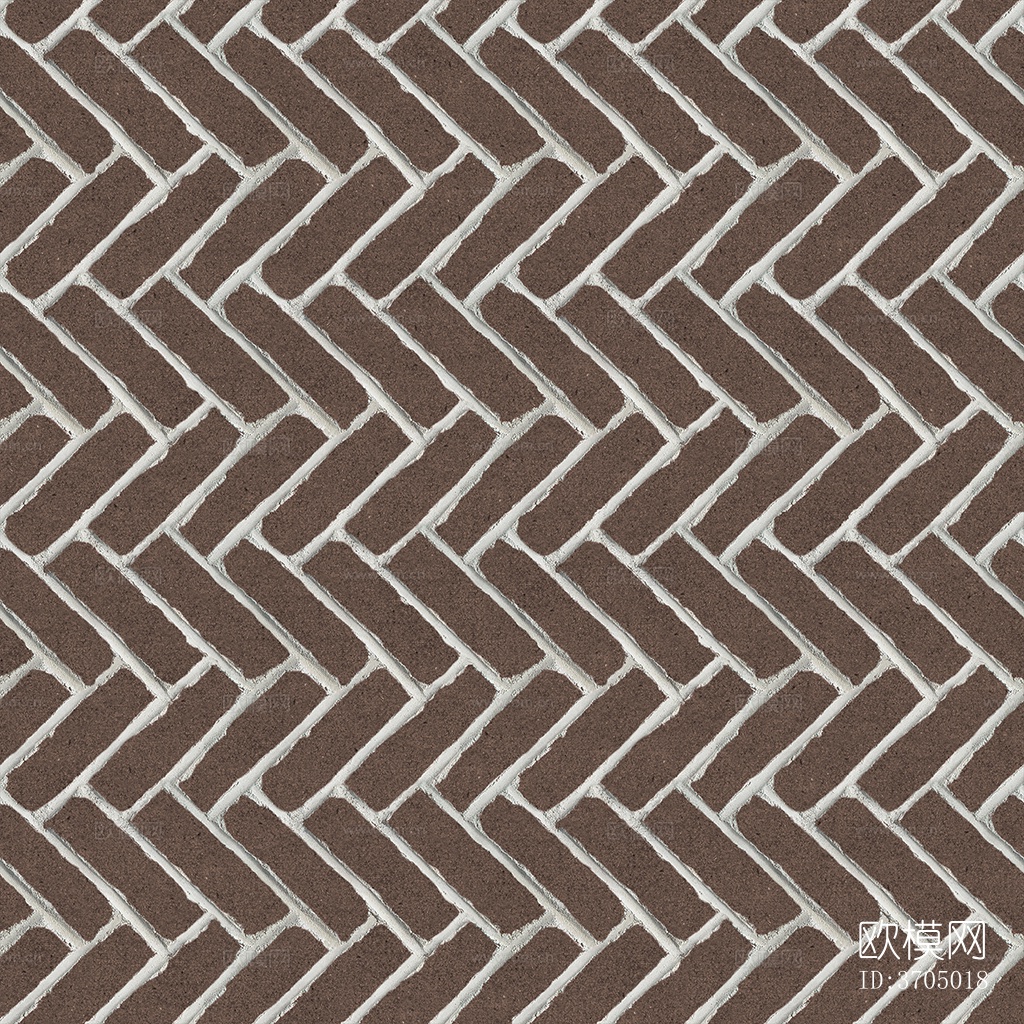 无缝人字纹拼花水泥地砖人行道路地面广场铺贴下载