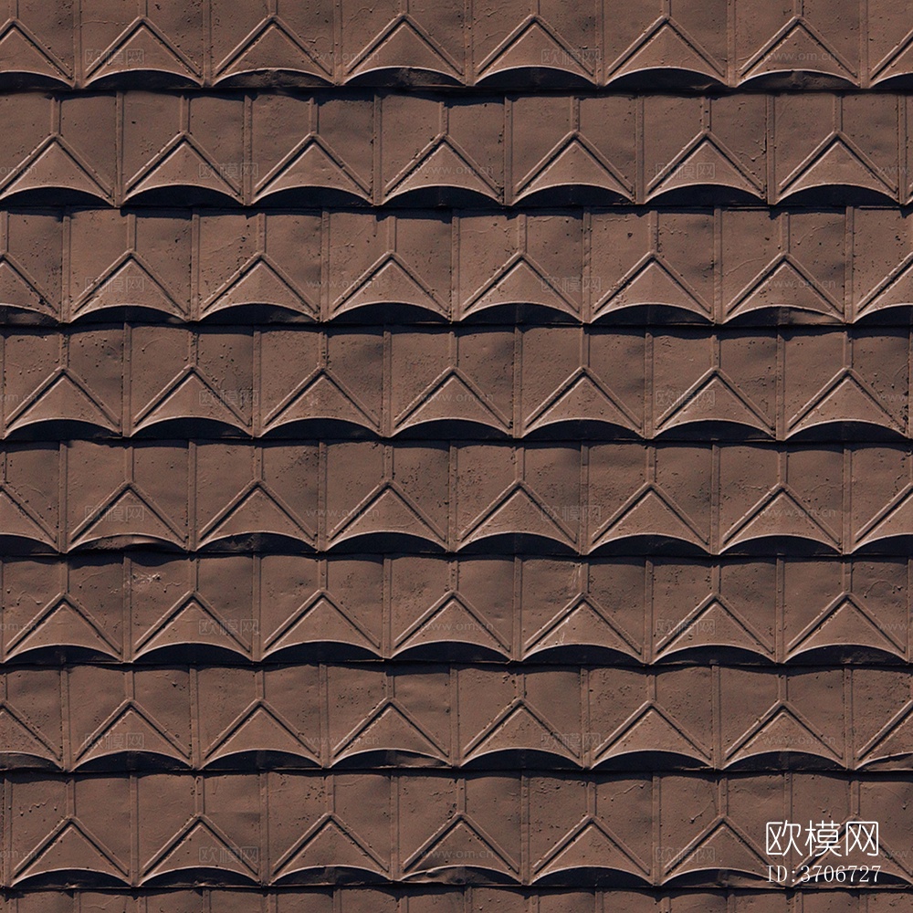 无缝建筑屋顶彩钢金属铁皮波浪瓦片下载