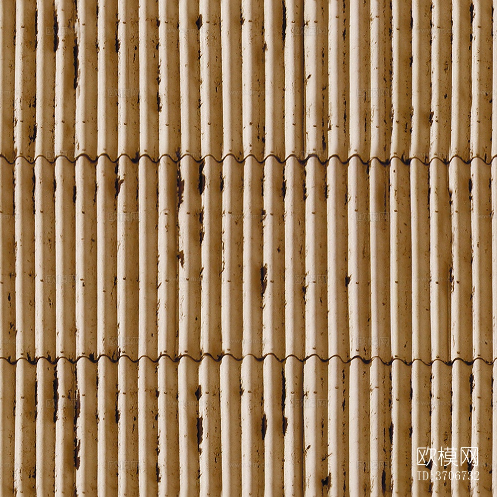 无缝建筑屋顶彩钢金属铁皮波浪瓦片下载