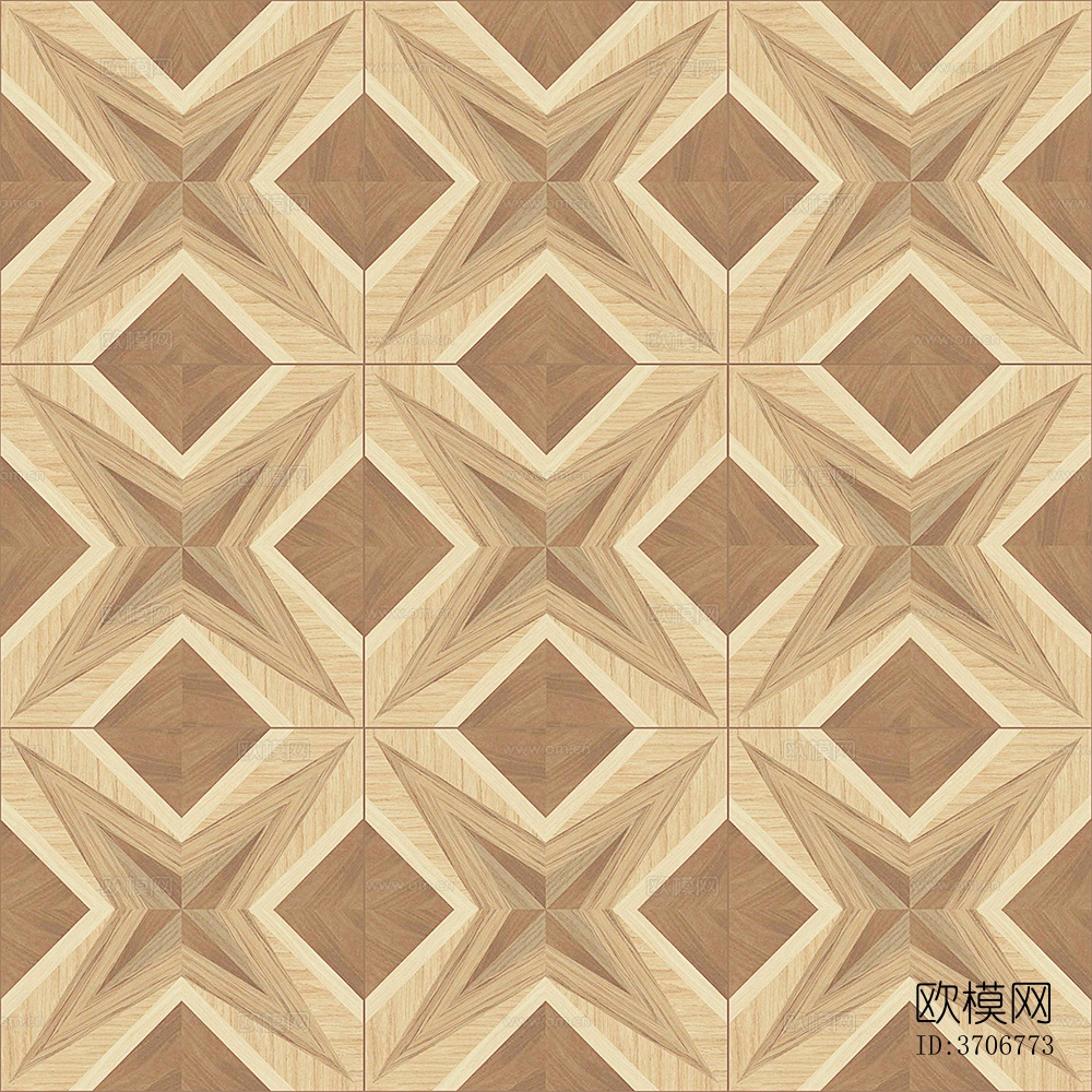 无缝几何拼花图案纹理木地板下载