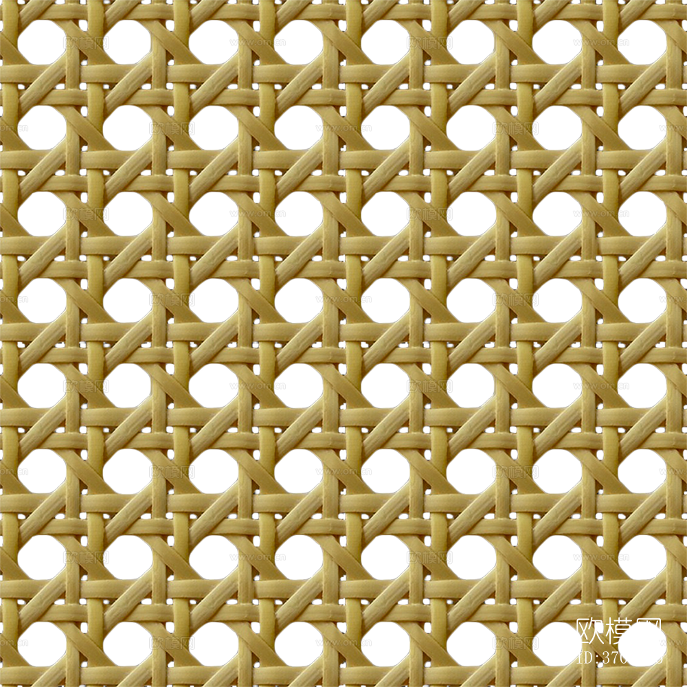 无缝浅黄色八角孔藤条藤编竹编编织材质下载