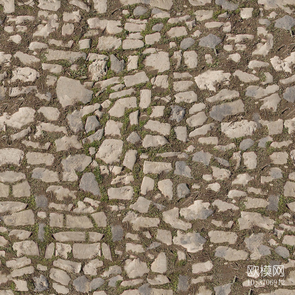 无缝灰色做旧方形拼花地砖人行道路地面街道广场铺贴下载