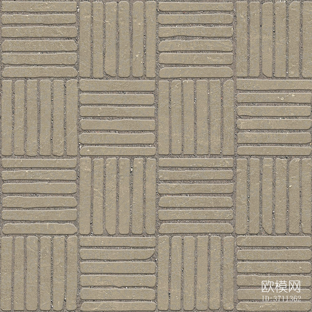 无缝拼花水泥地砖人行道路地面广场铺贴下载