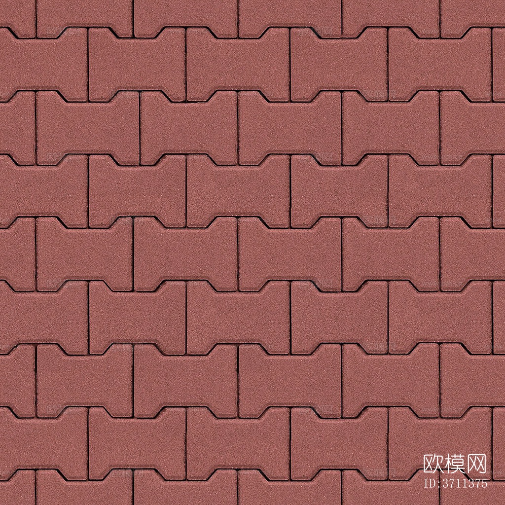 无缝拼花水泥地砖人行道路地面广场铺贴下载