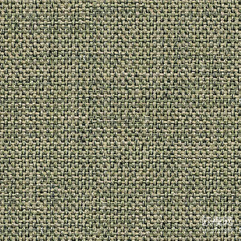 无缝绿色肌理亚麻针织粗纹布纹布料面料下载