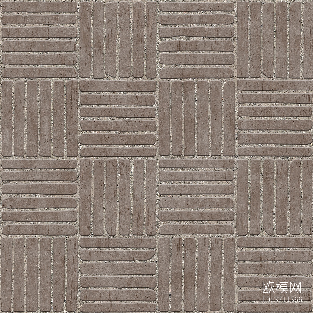 无缝拼花水泥地砖人行道路地面广场铺贴下载