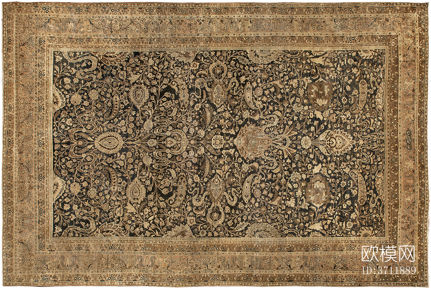 免扣欧式古典复古波斯地毯下载