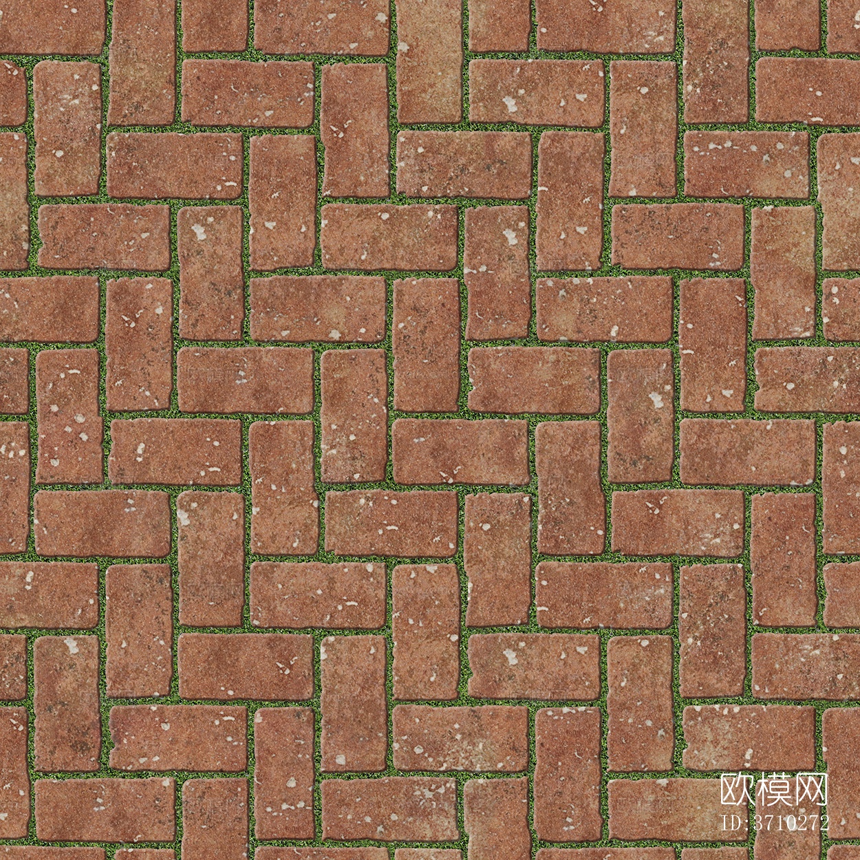 无缝公园透水砖草坪砖植草砖停车位铺装铺路下载