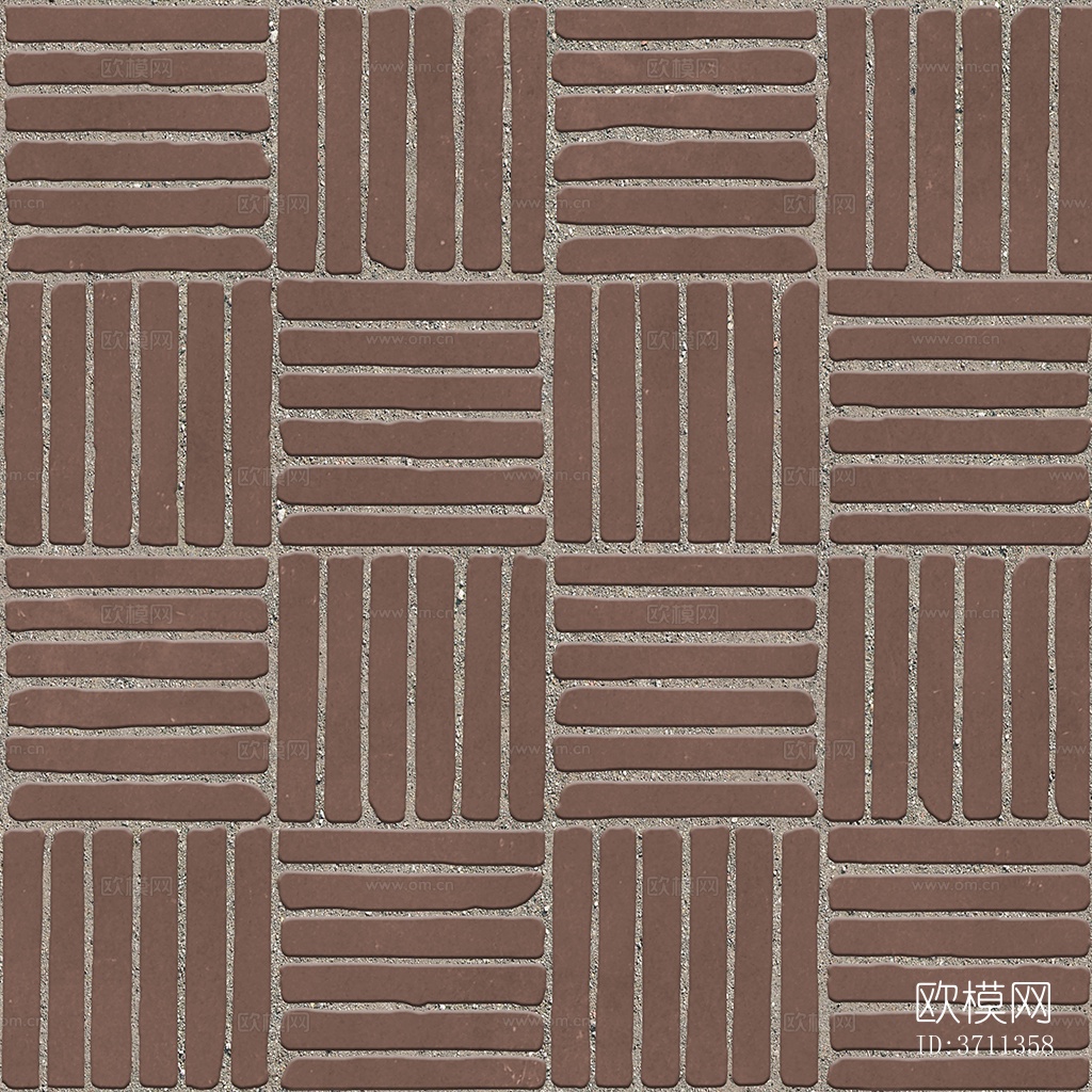 无缝拼花水泥地砖人行道路地面广场铺贴下载