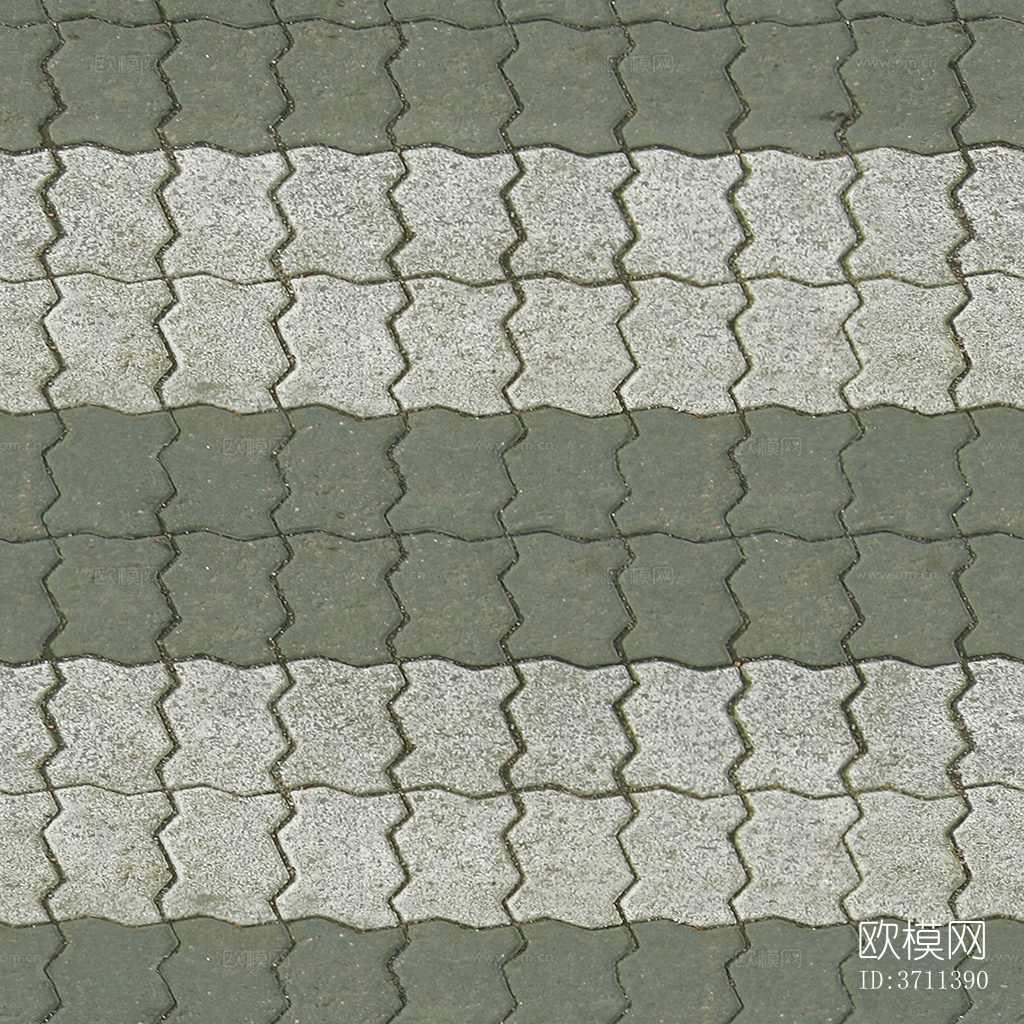 无缝拼花水泥地砖人行道路地面广场铺贴下载