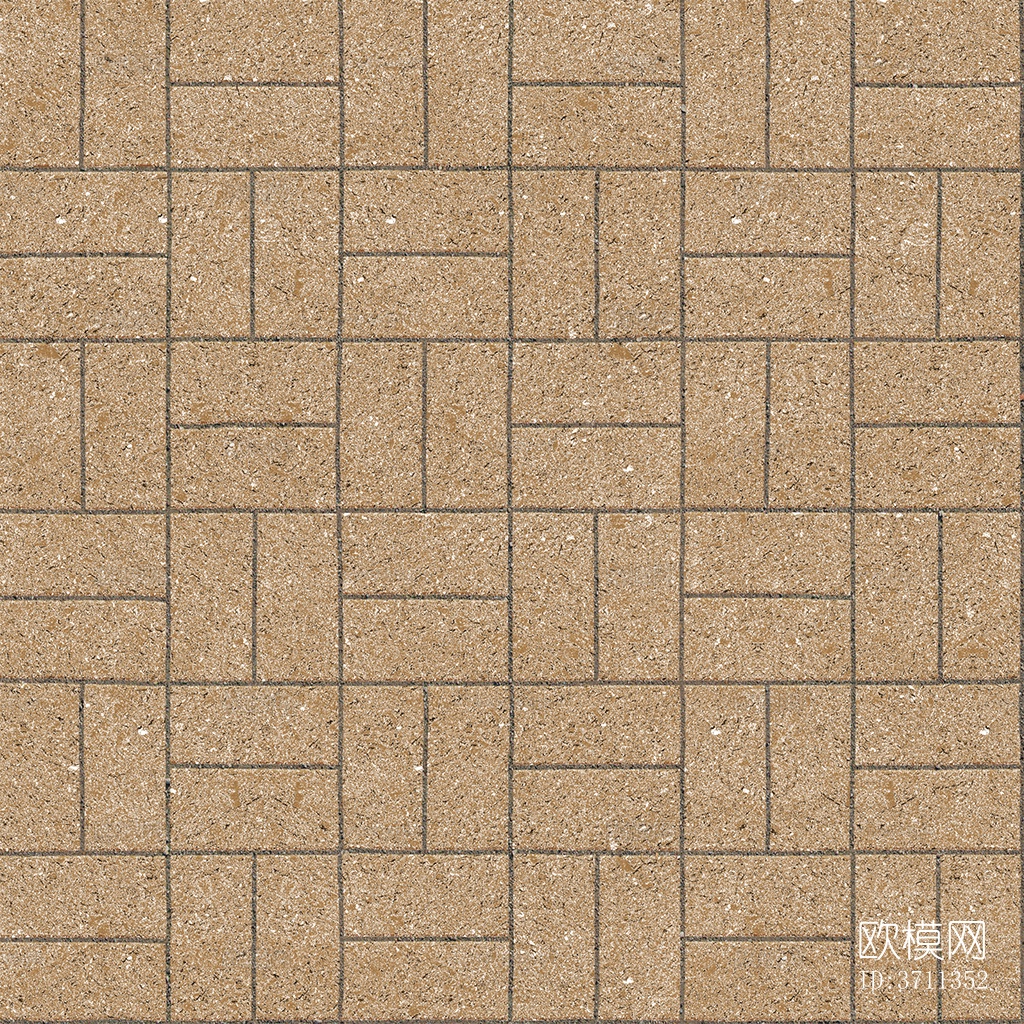 无缝拼花水泥地砖人行道路地面广场铺贴下载