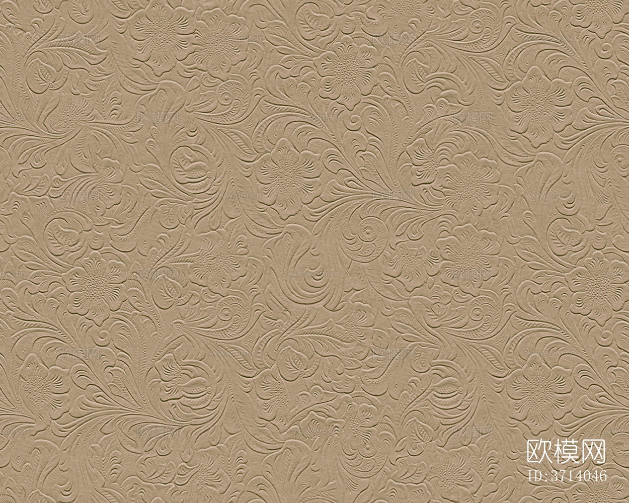 无缝米黄色浮雕印花压花皮革下载