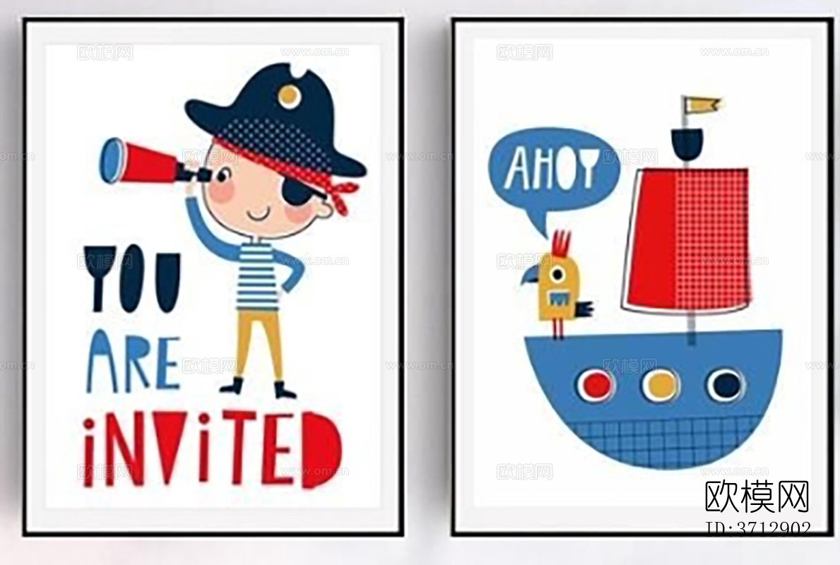 卡通装饰画下载