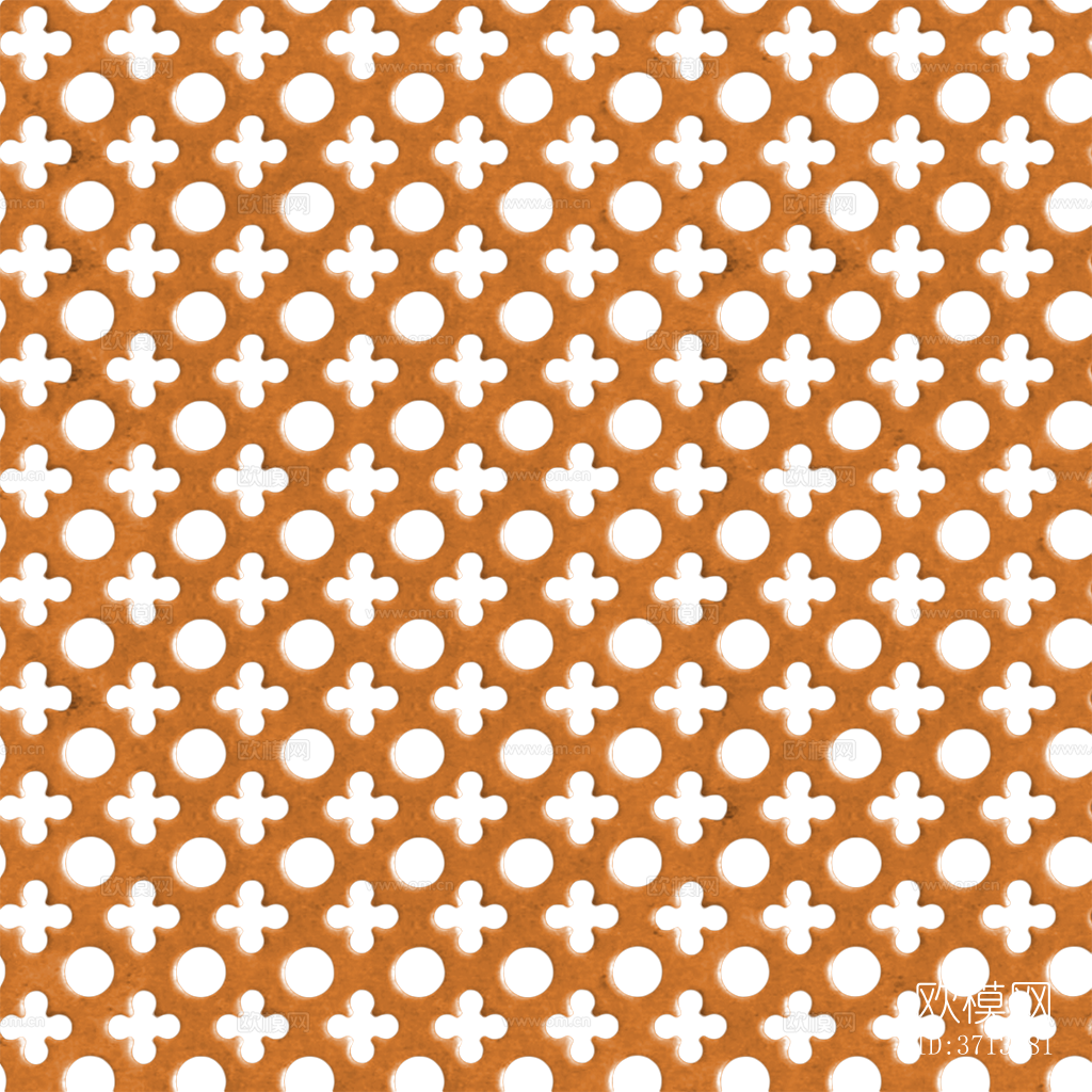 无缝免扣黄铜色镂空冲孔板穿孔金属板铝板下载