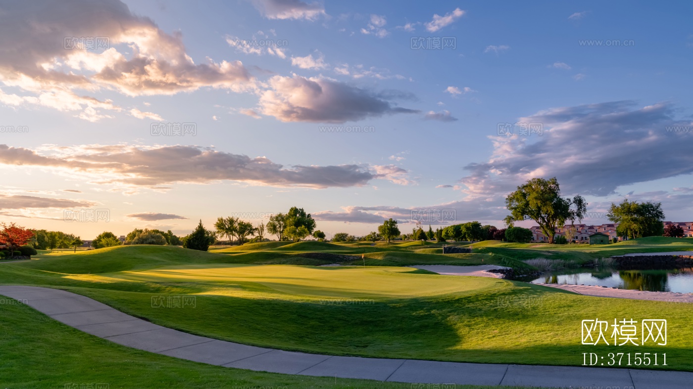 高尔夫球场，草坪外景下载