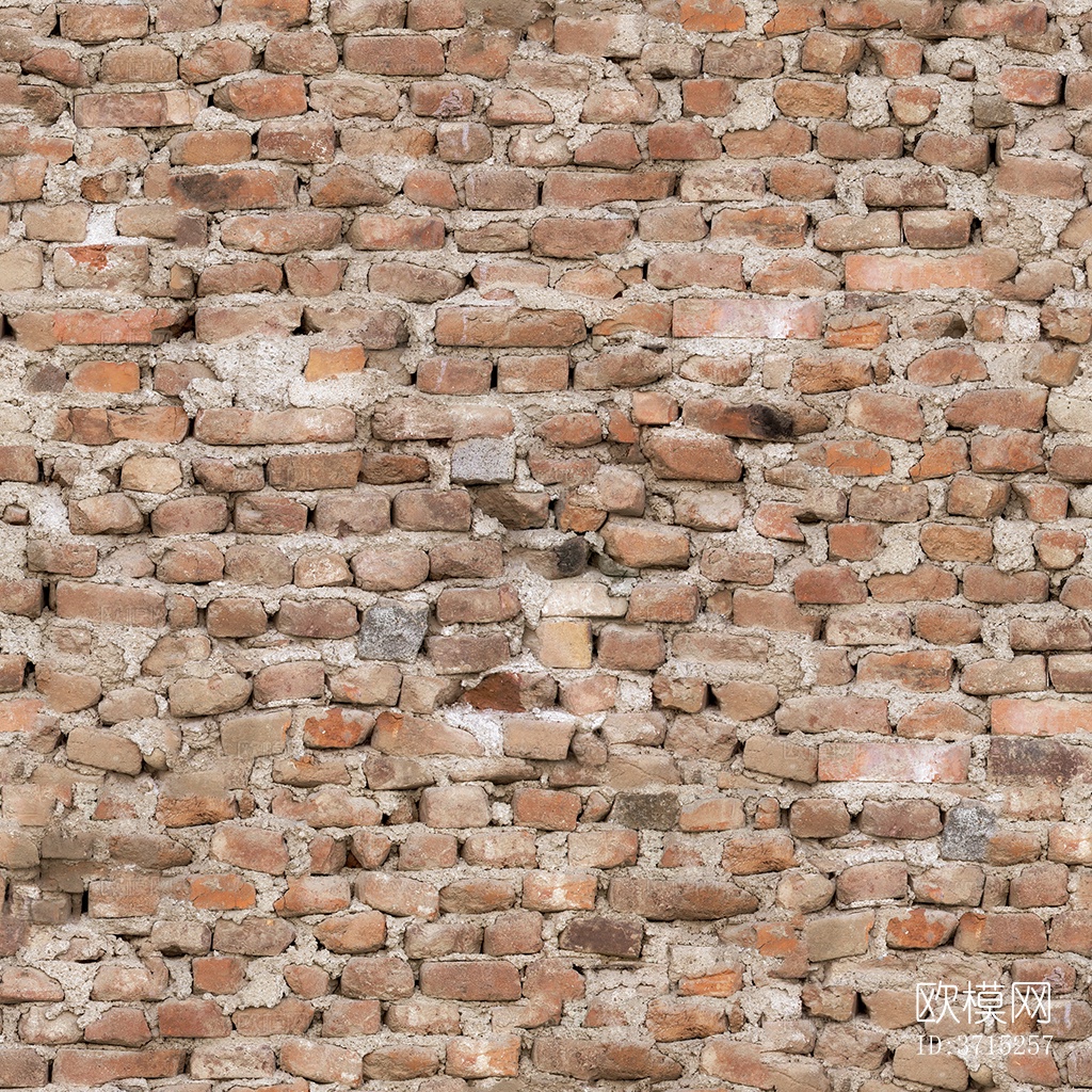无缝老化做旧红砖墙面室外墙砖下载