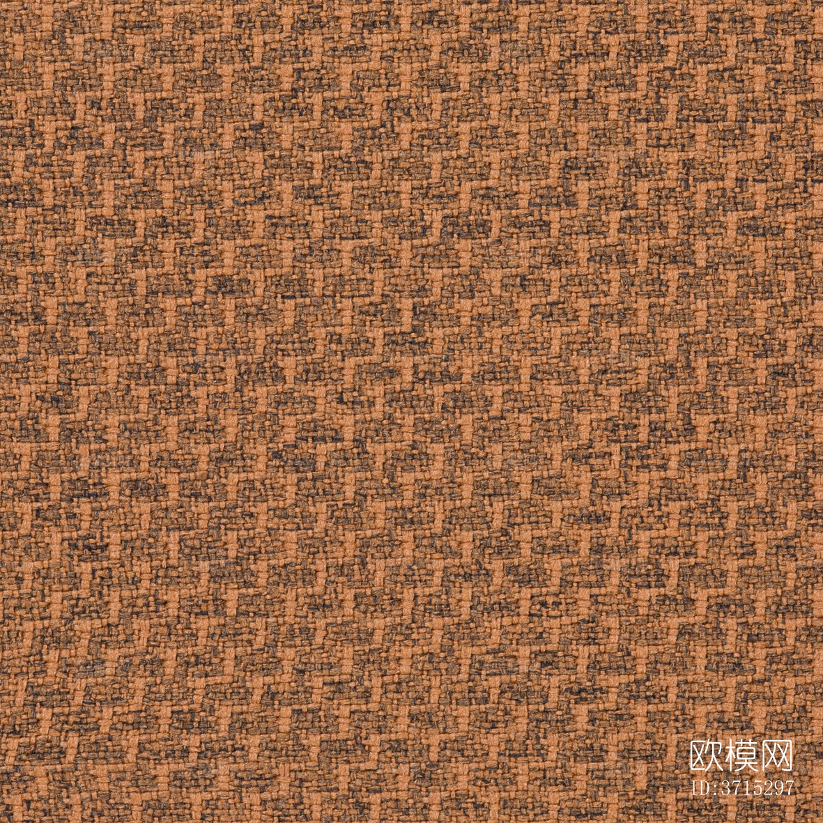 无缝橘色砌砖式纹理针织面料下载
