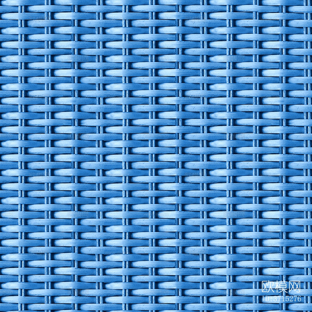 无缝蓝色藤条藤编竹编编织材质下载