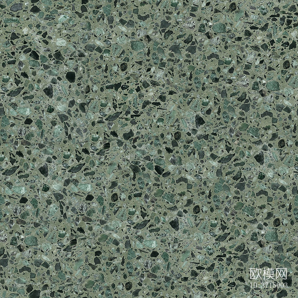 无缝绿色水磨石花岗岩石材下载