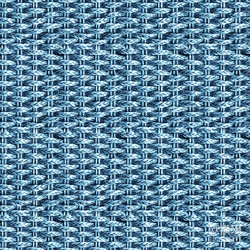 无缝蓝色藤条藤编竹编编织材质下载
