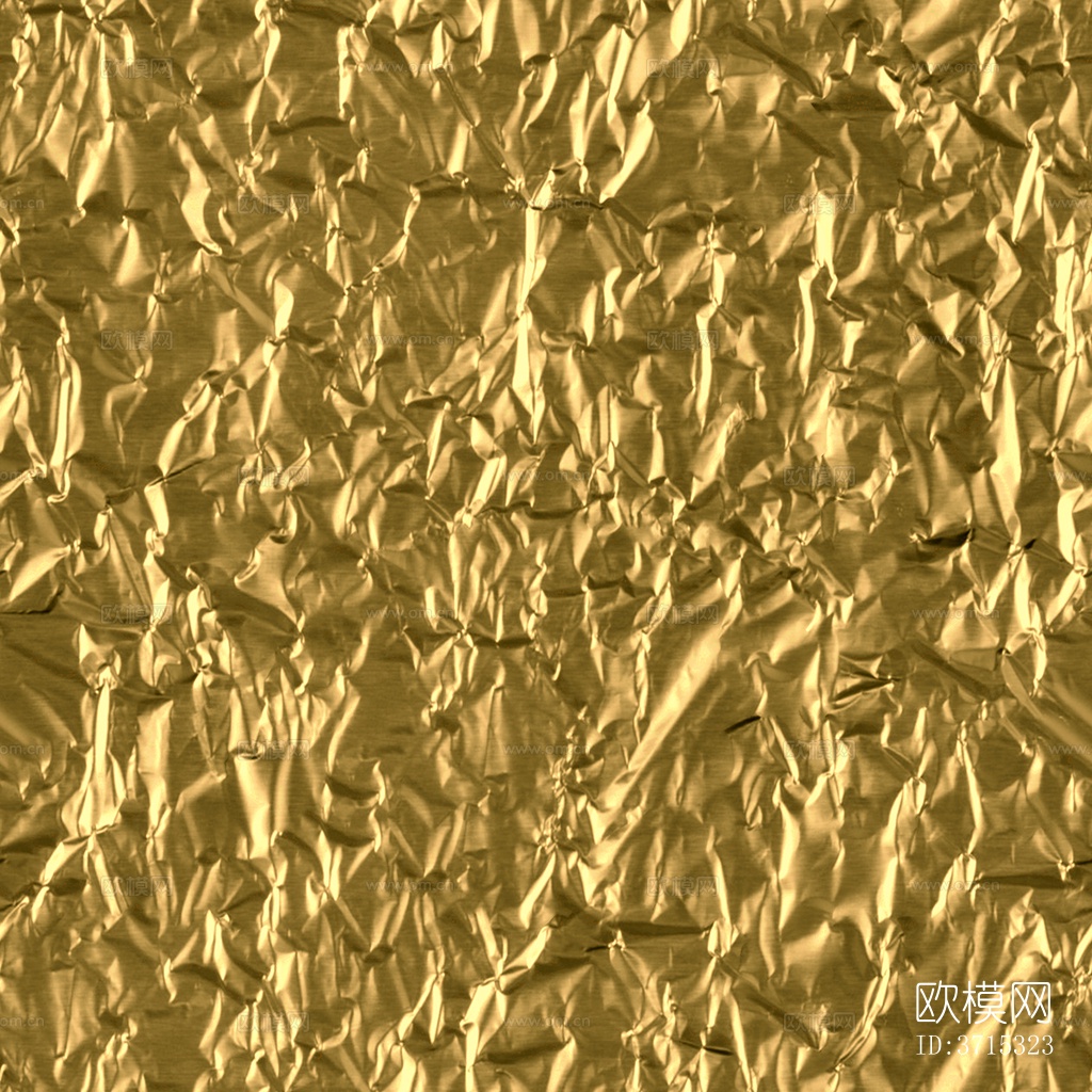 无缝金色褶皱金箔银箔铝箔锡纸金属质感下载