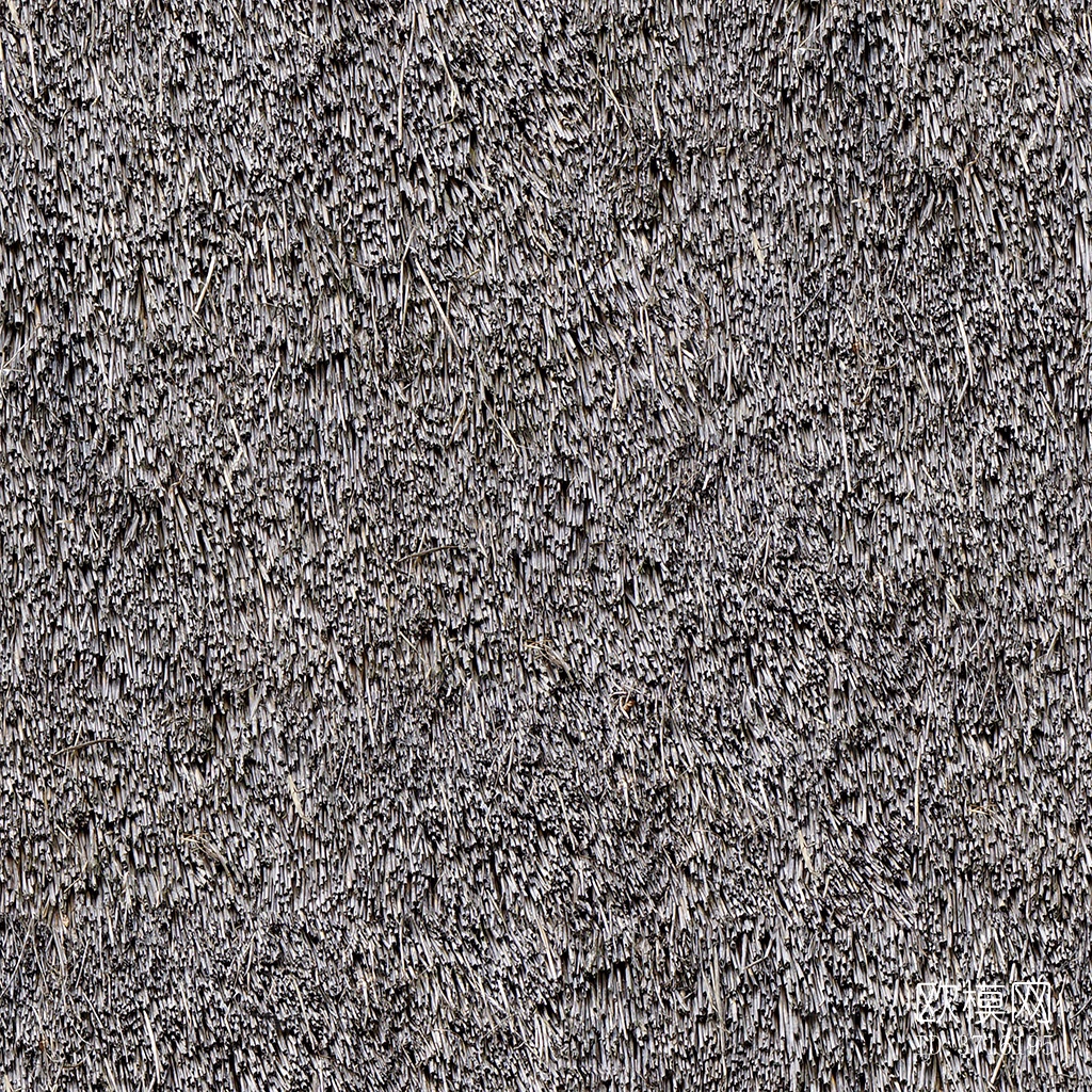 无缝干枯干草稻草茅草屋顶墙面下载