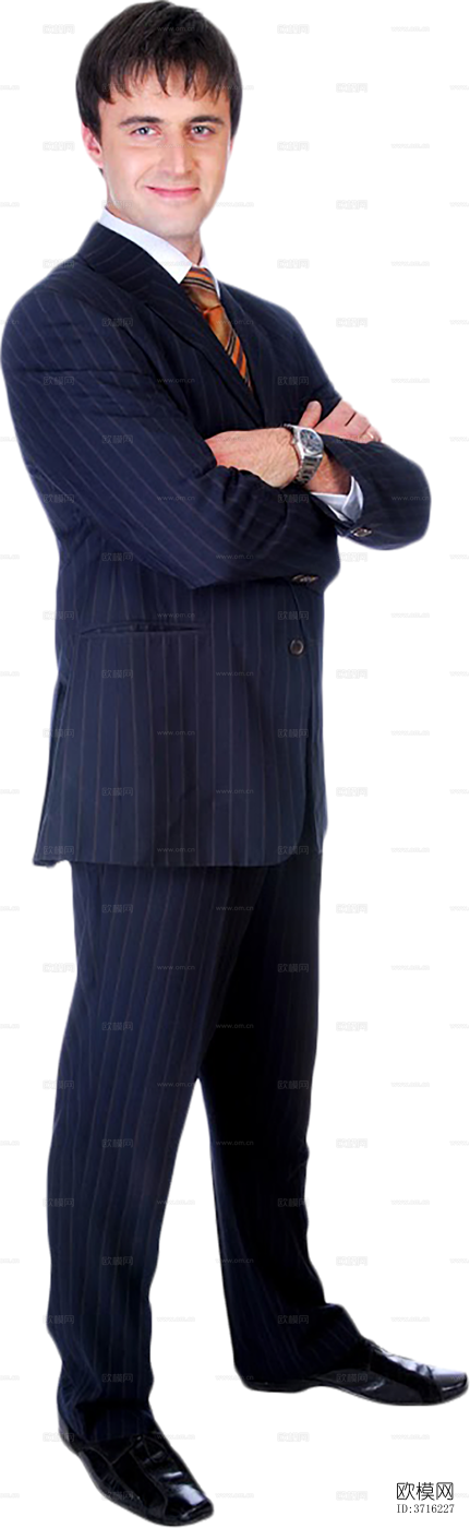 免抠行走站立酒店办公人物商务人士模特下载