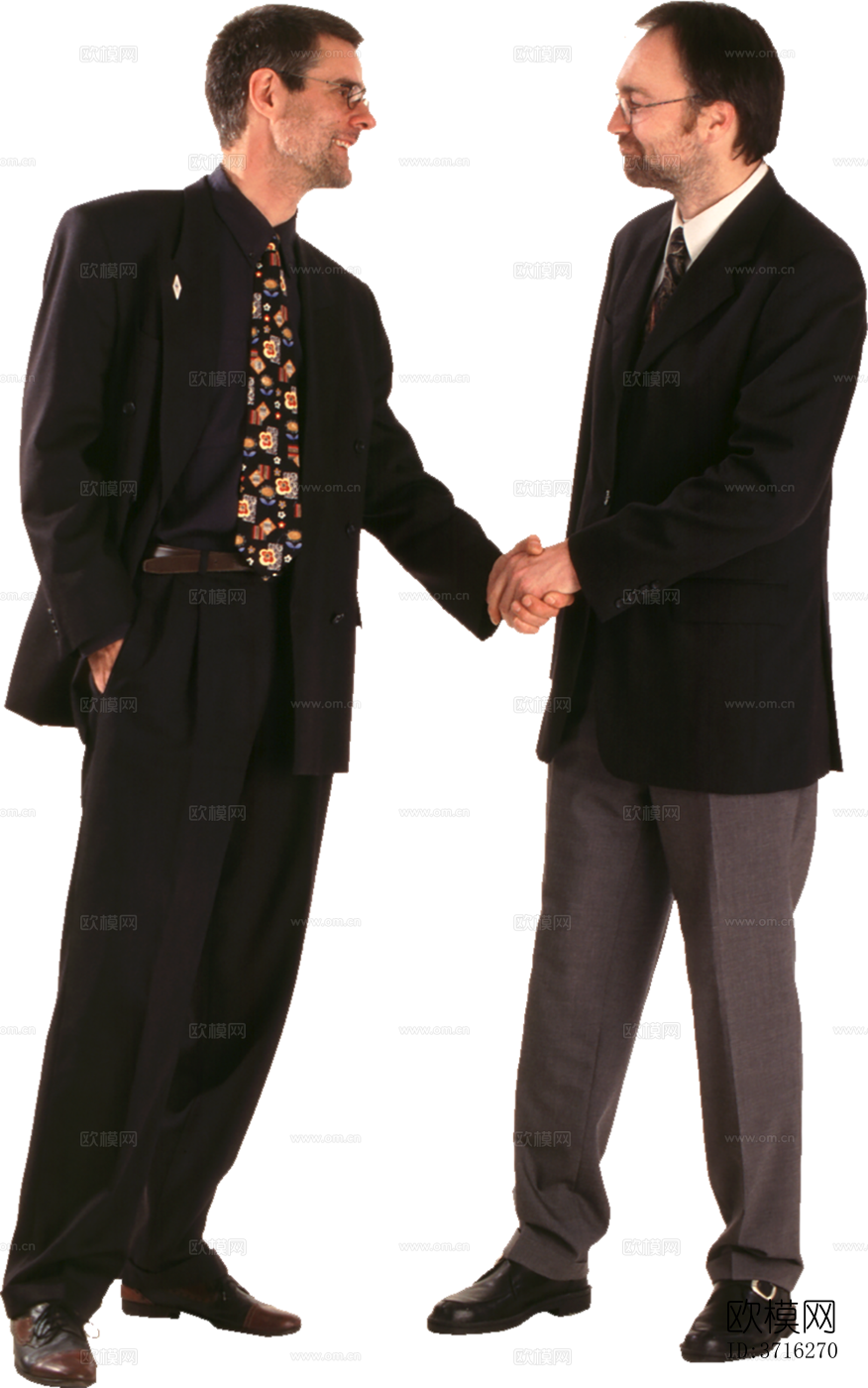 免抠行走站立酒店办公人物商务人士模特下载