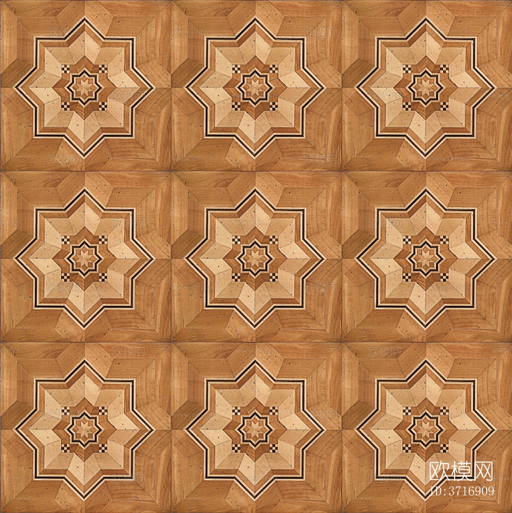 无缝黄色几何拼花图案纹理木地板下载