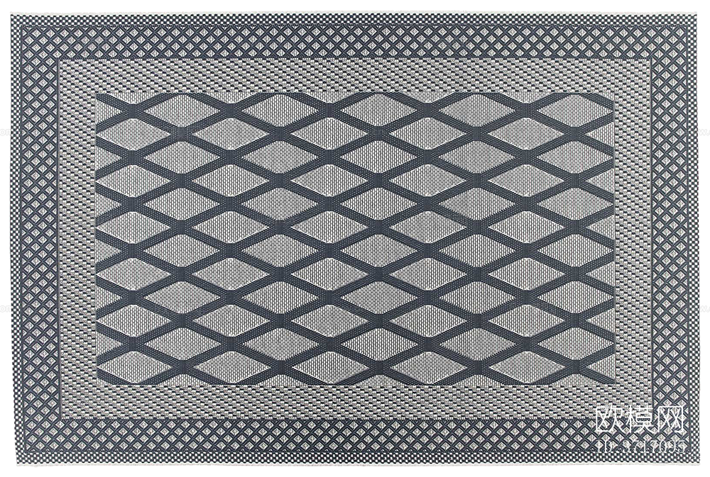 免扣现代简约图案地毯下载