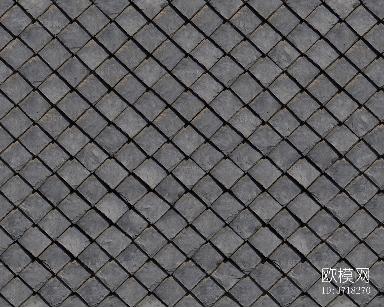 无缝别墅建筑屋顶中式仿古石板瓦片下载