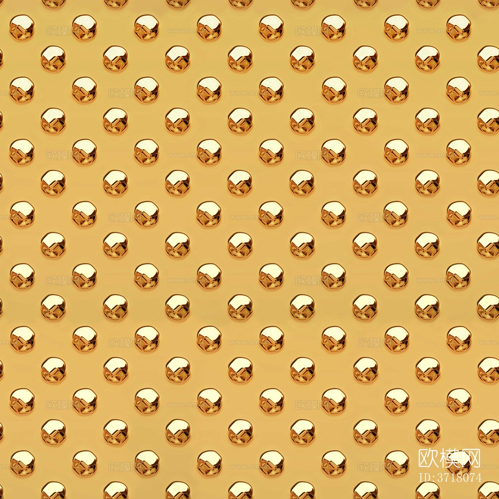 无缝金色圆点不锈钢金属板铝板下载