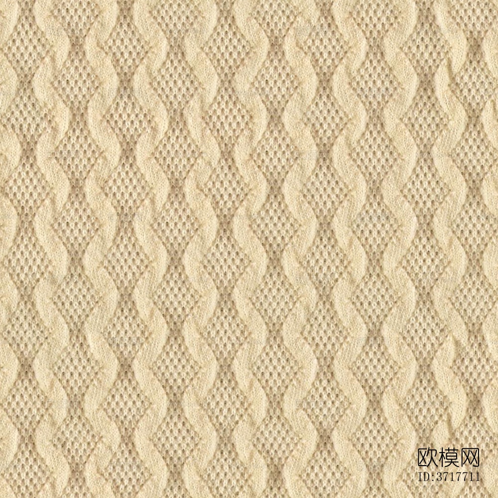 无缝黄色羊毛衣提花针织布纹布料面料下载